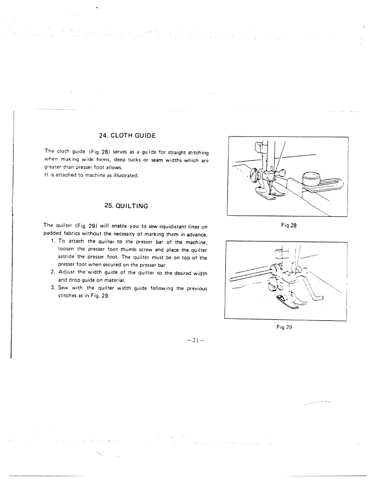 SINGER W815 User Manual | Page 22 / 26
