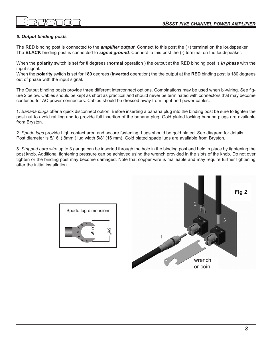 Bryston 9BSST User Manual | Page 5 / 16