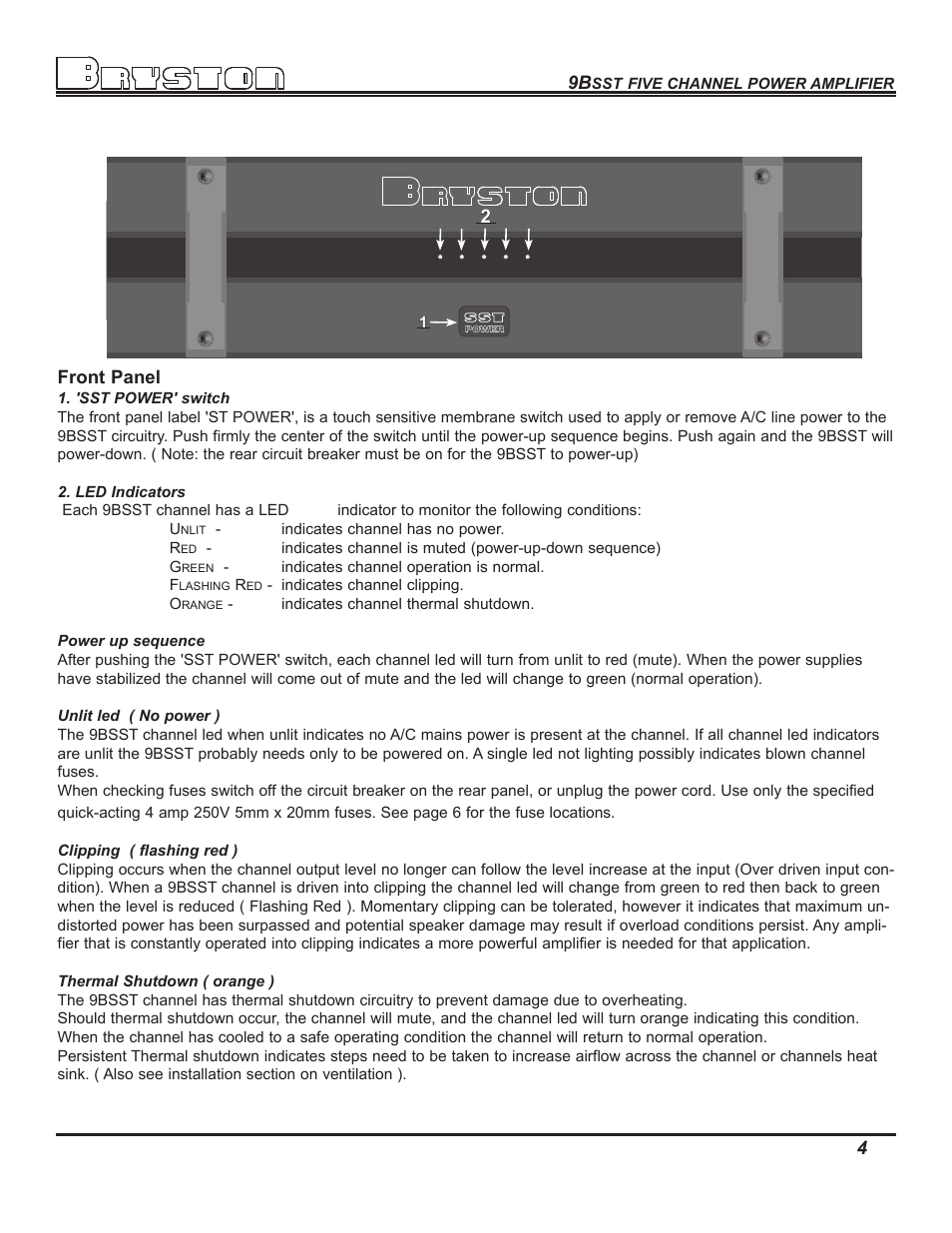 Bryston 9BSST User Manual | Page 6 / 16