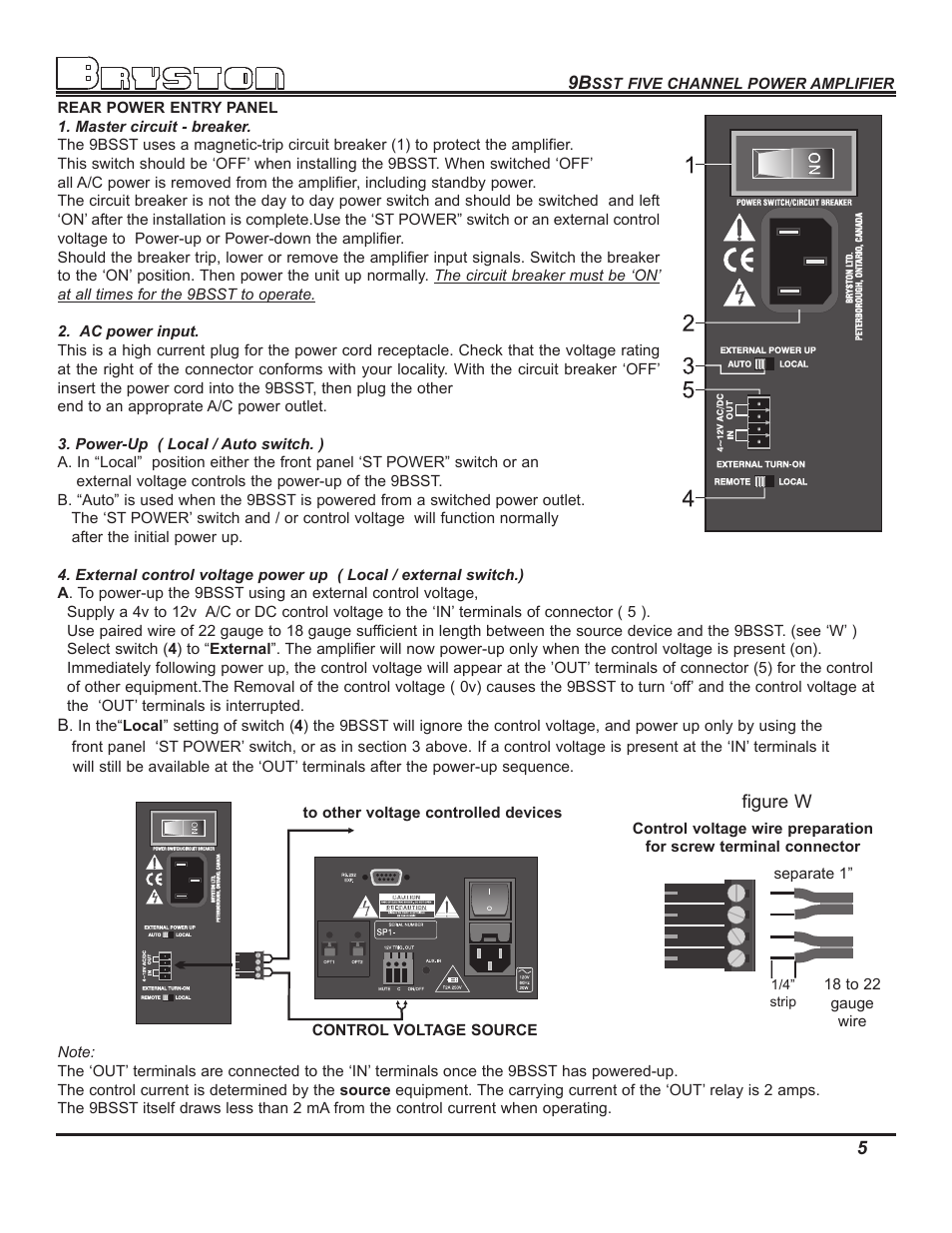 Bryston 9BSST User Manual | Page 7 / 16