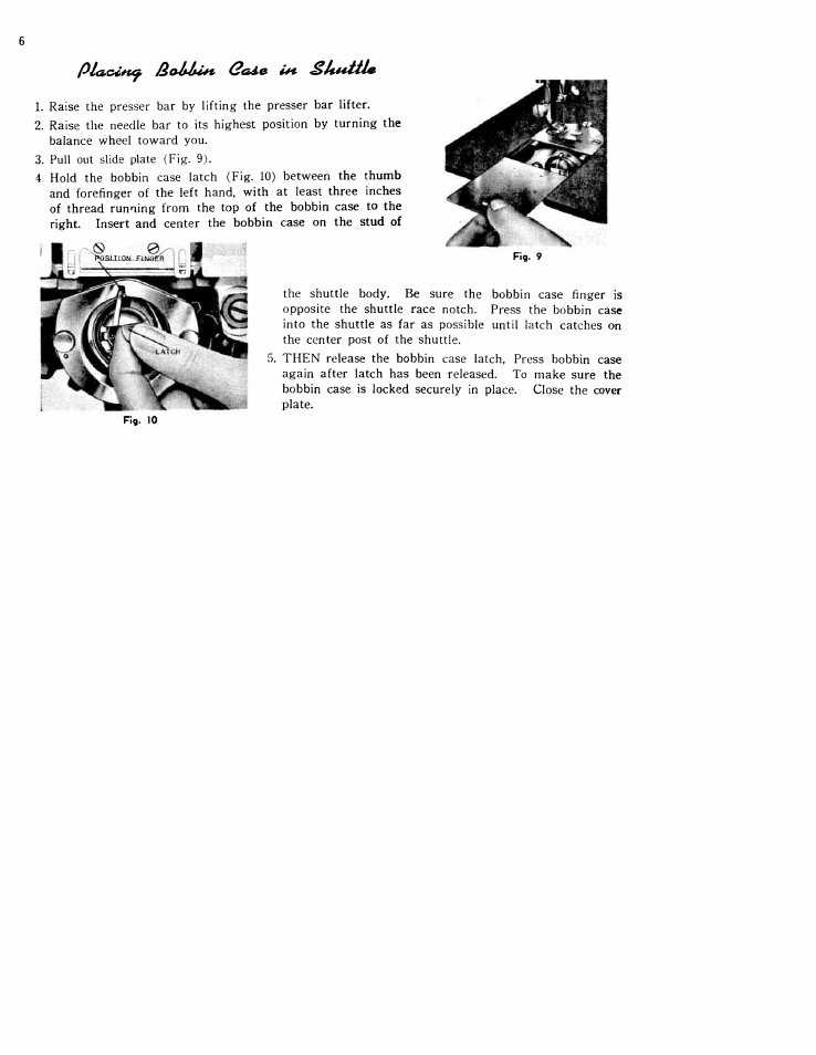 SINGER W8418 User Manual | Page 6 / 23