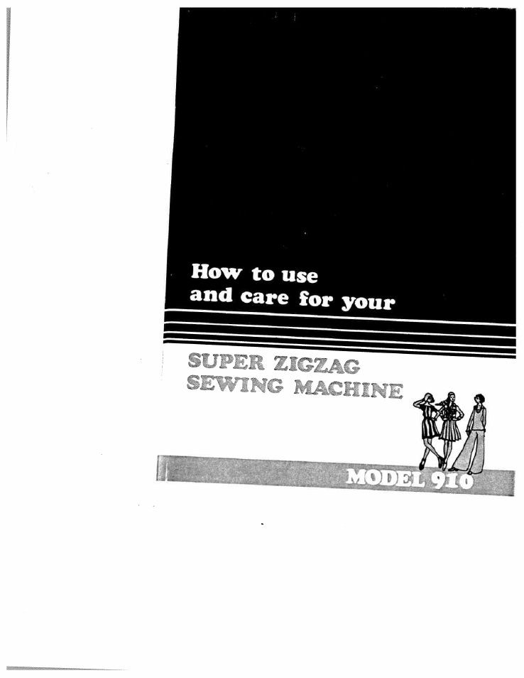 SINGER W910 User Manual | 41 pages