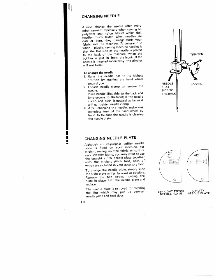 SINGER W910 User Manual | Page 10 / 41