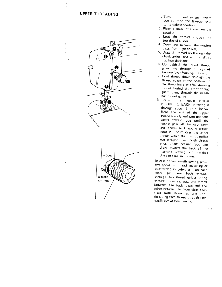SINGER W910 User Manual | Page 13 / 41