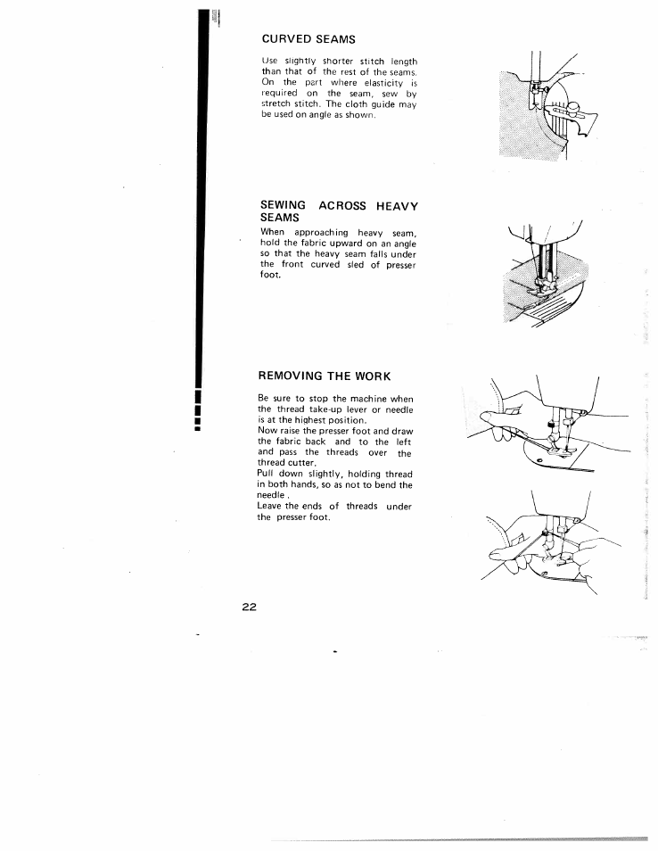 SINGER W910 User Manual | Page 22 / 41