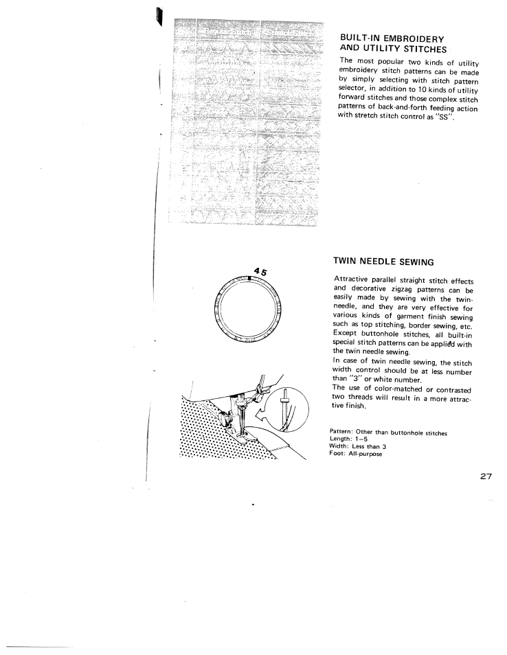 SINGER W910 User Manual | Page 27 / 41