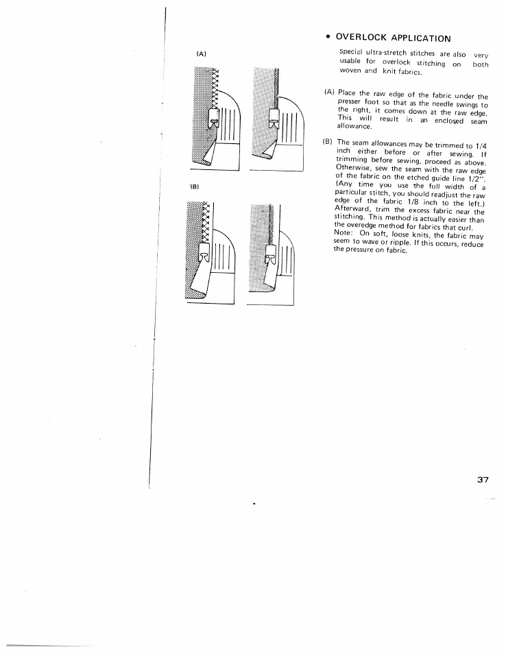 Overlook application | SINGER W910 User Manual | Page 37 / 41