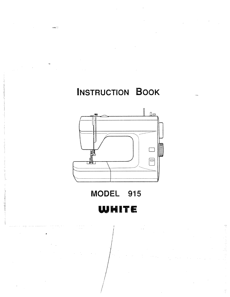 SINGER W915 User Manual | 61 pages