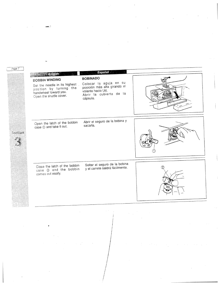 Bobinado | SINGER W915 User Manual | Page 15 / 61