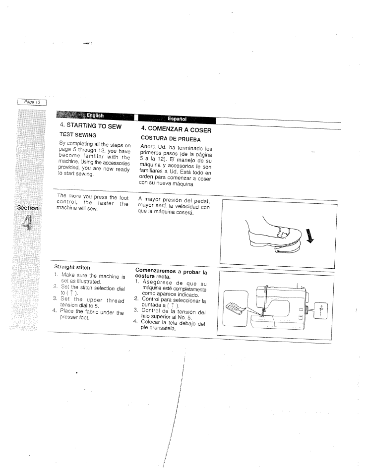 Costura de prueba | SINGER W915 User Manual | Page 21 / 61