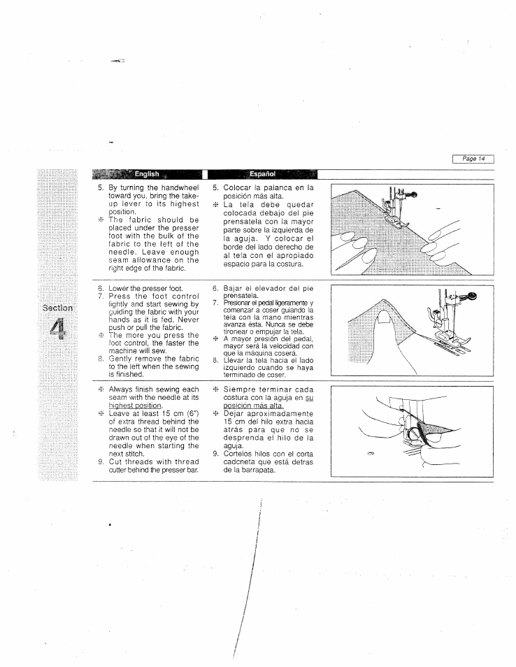 SINGER W915 User Manual | Page 22 / 61