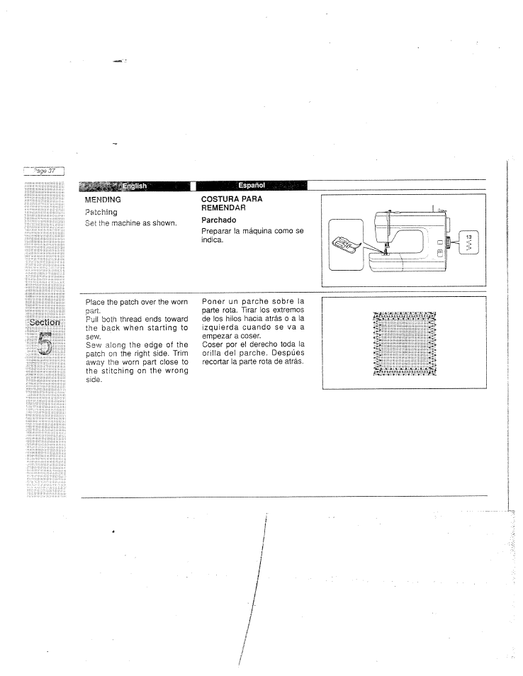 Remendar | SINGER W915 User Manual | Page 45 / 61