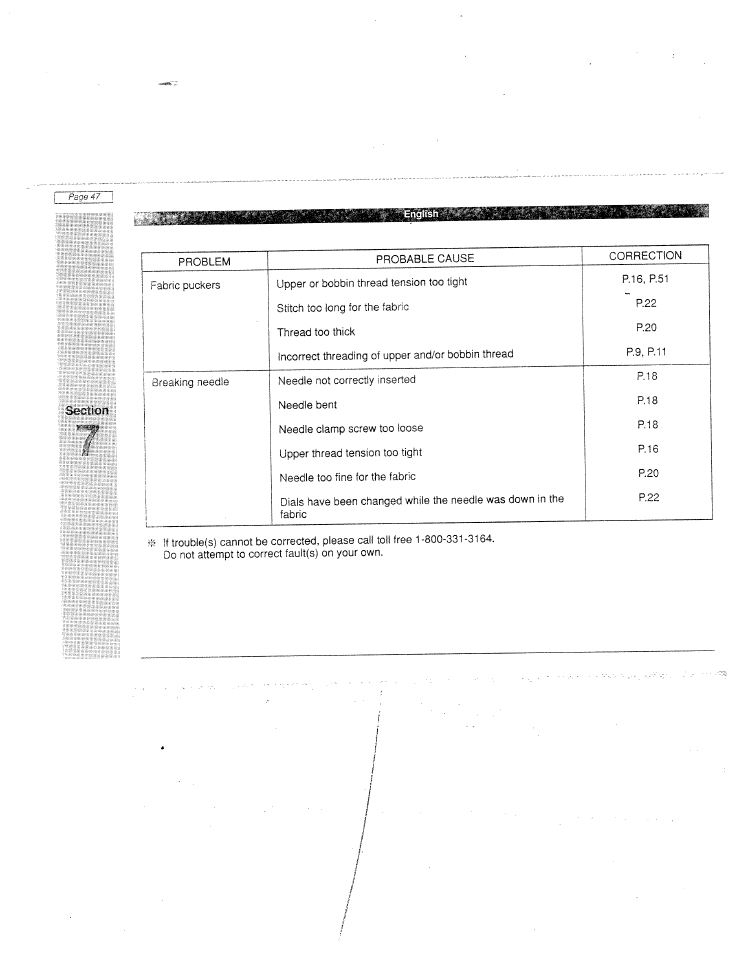 SINGER W915 User Manual | Page 55 / 61