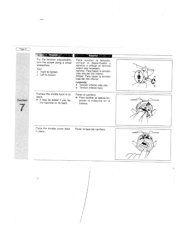 SINGER W915 User Manual | Page 59 / 61