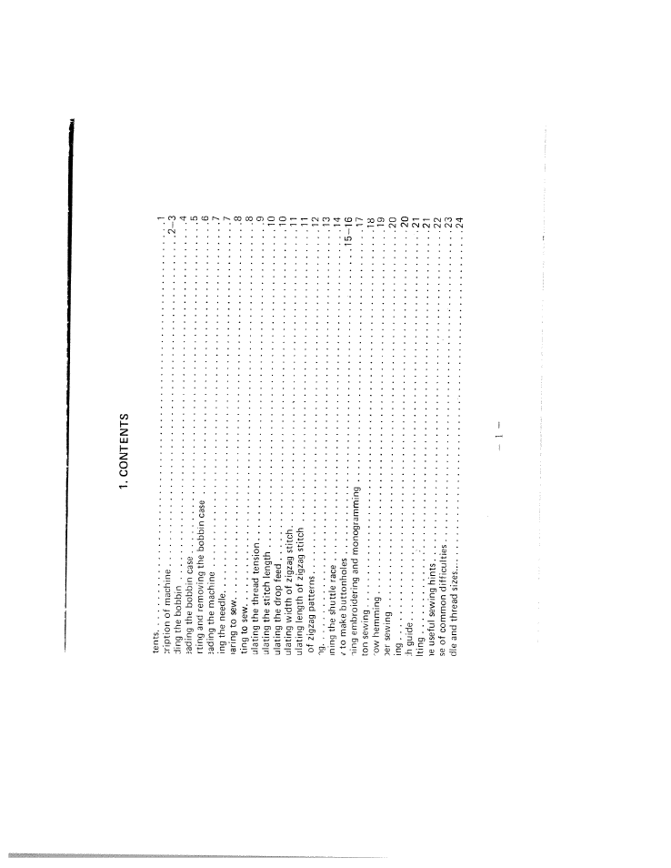 SINGER W1044 User Manual | Page 2 / 25