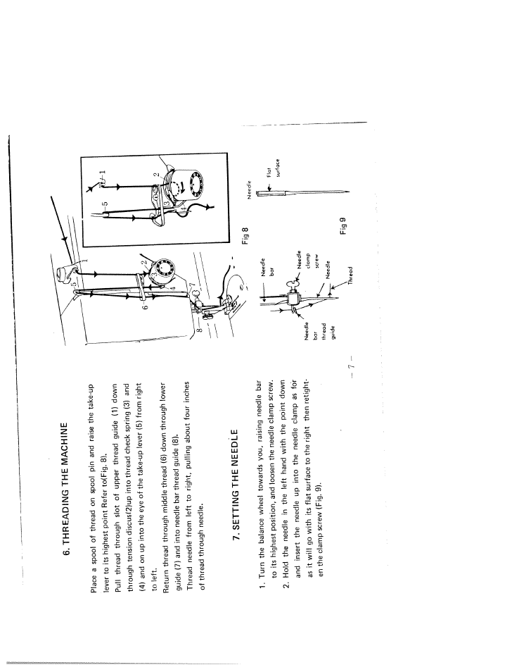 SINGER W1044 User Manual | Page 8 / 25