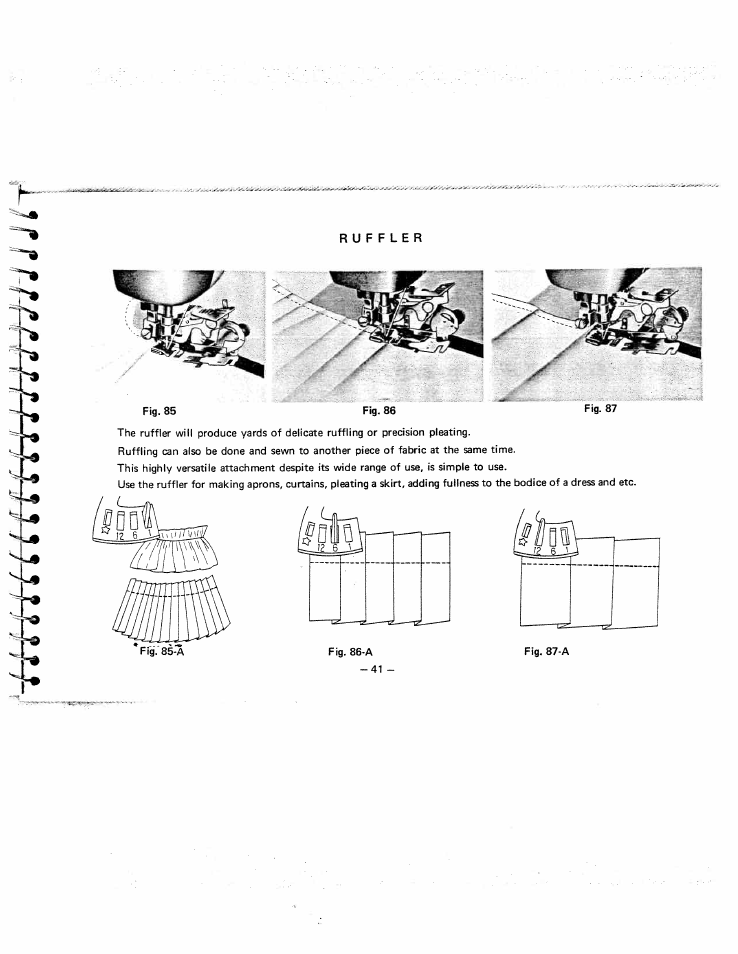 Rüffler | SINGER W951 User Manual | Page 42 / 44