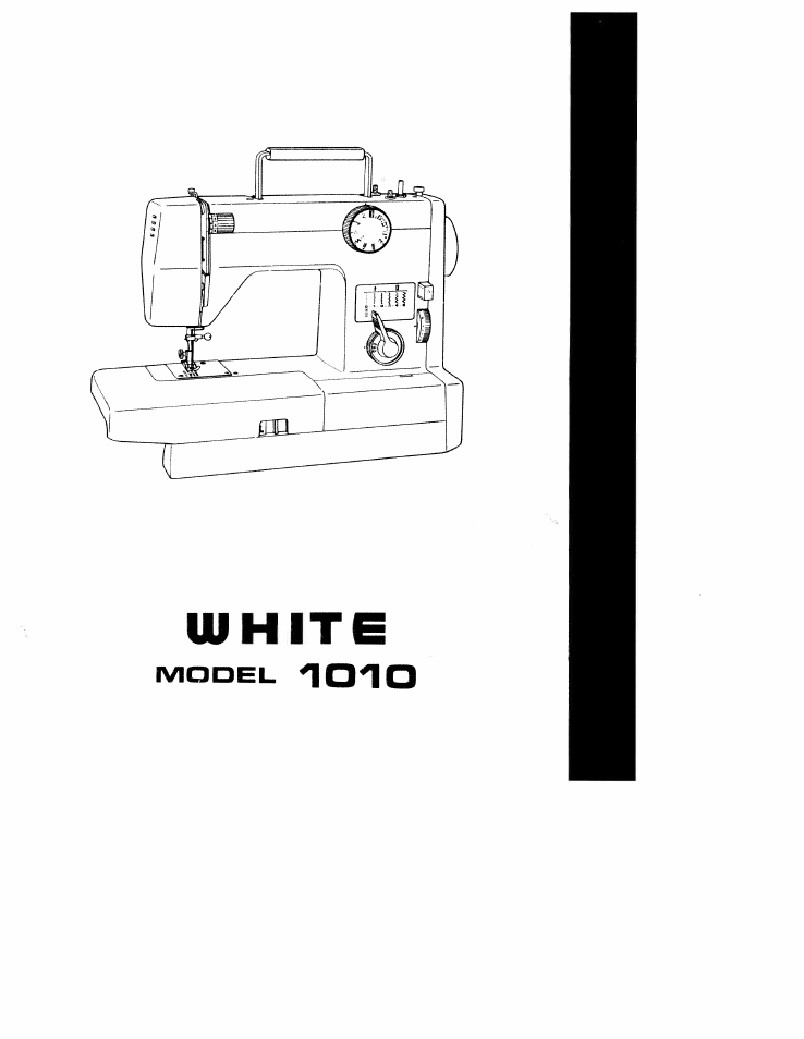 SINGER W1010 User Manual | 46 pages