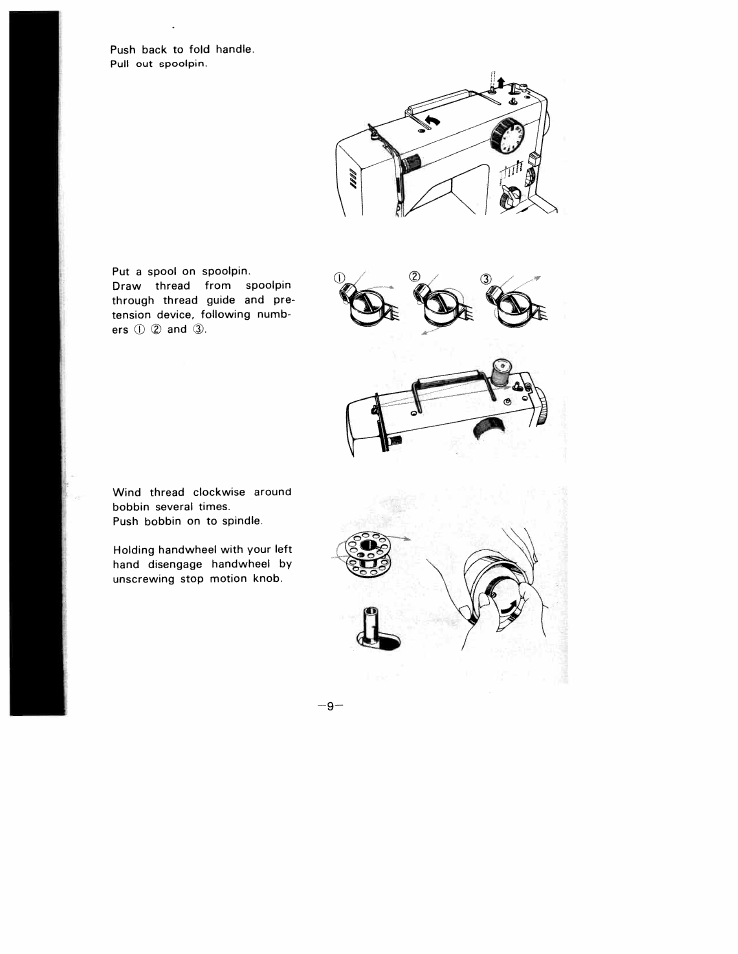 SINGER W1010 User Manual | Page 12 / 46