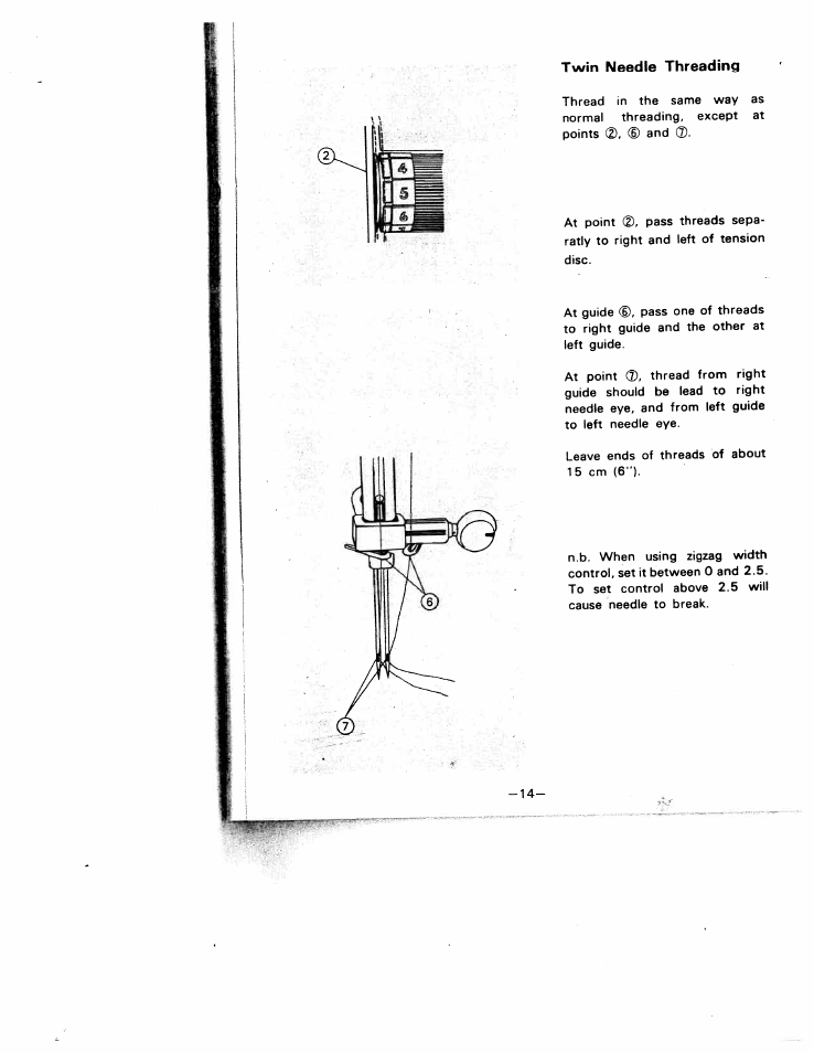 SINGER W1210 User Manual | Page 17 / 46