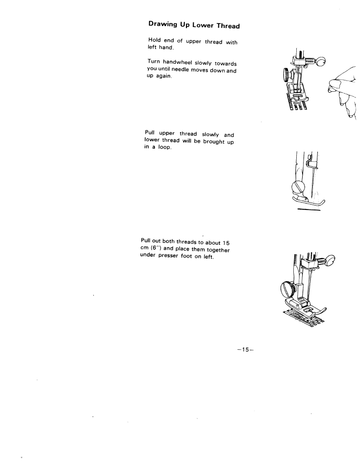 SINGER W1210 User Manual | Page 18 / 46