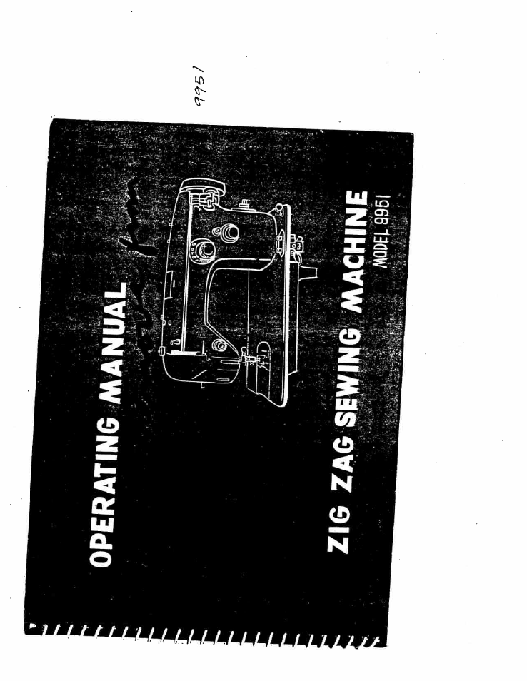 SINGER W9951 User Manual | 34 pages