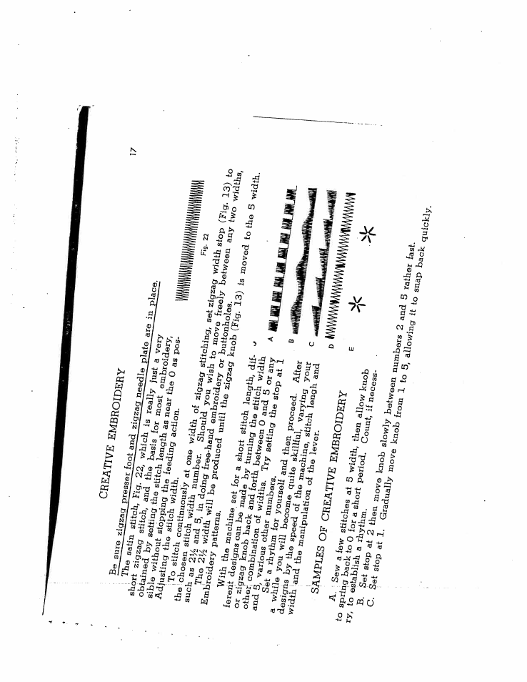Ob f«„ 1 “/‘■■»iera 2 „d s | SINGER W9951 User Manual | Page 15 / 34