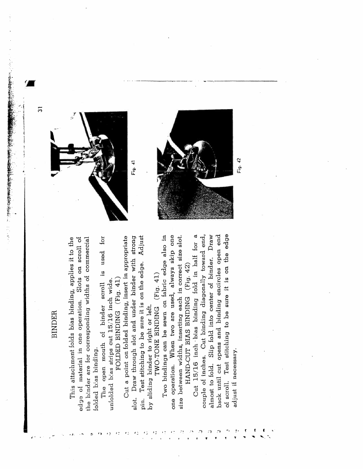 Binder | SINGER W9951 User Manual | Page 29 / 34