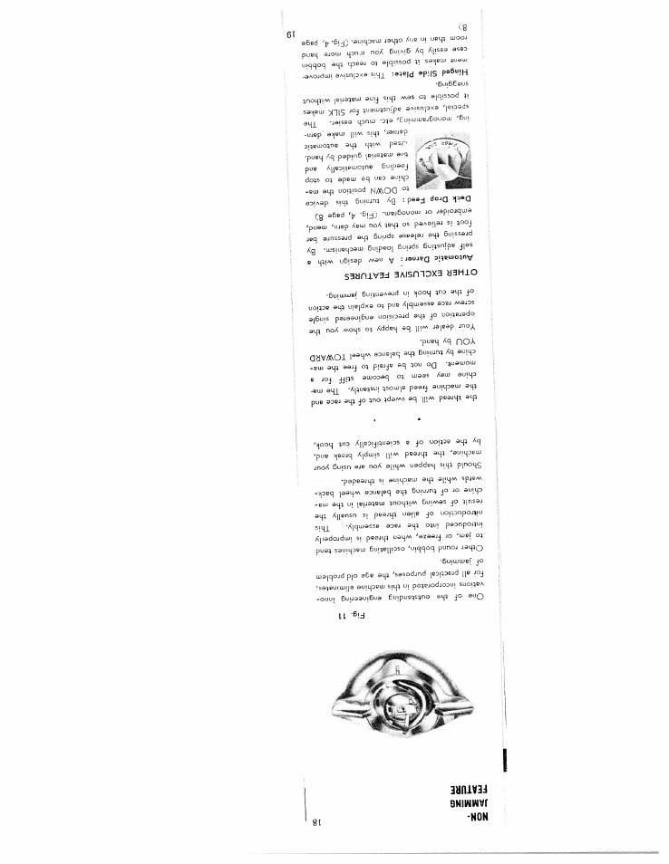 Jammihg | SINGER WHA-1 User Manual | Page 10 / 16