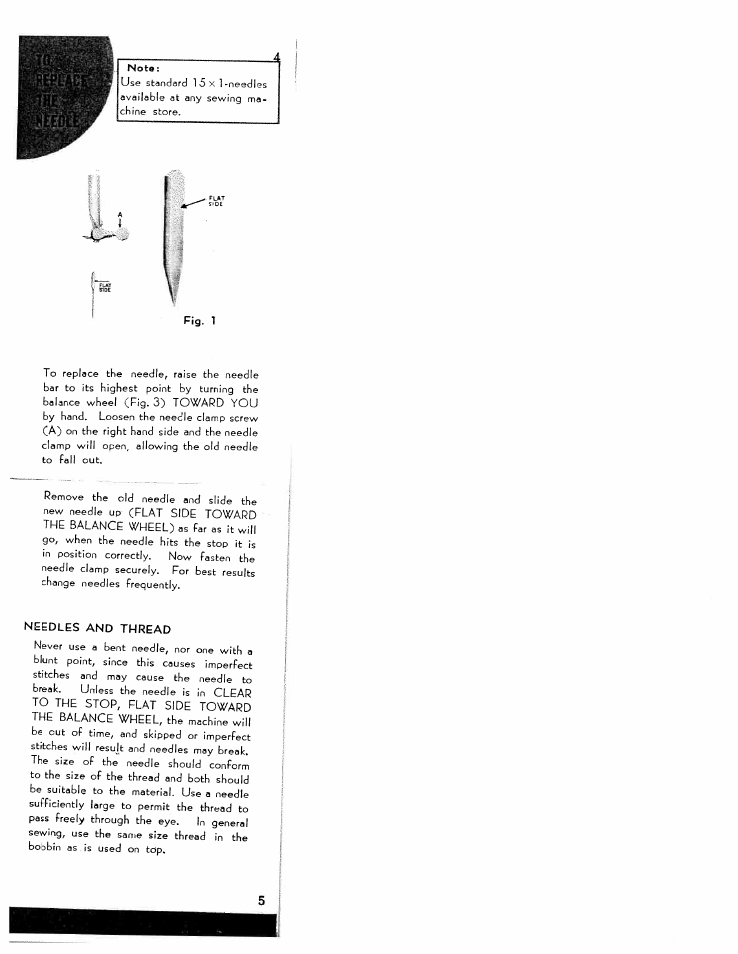 SINGER WHA-1 User Manual | Page 3 / 16