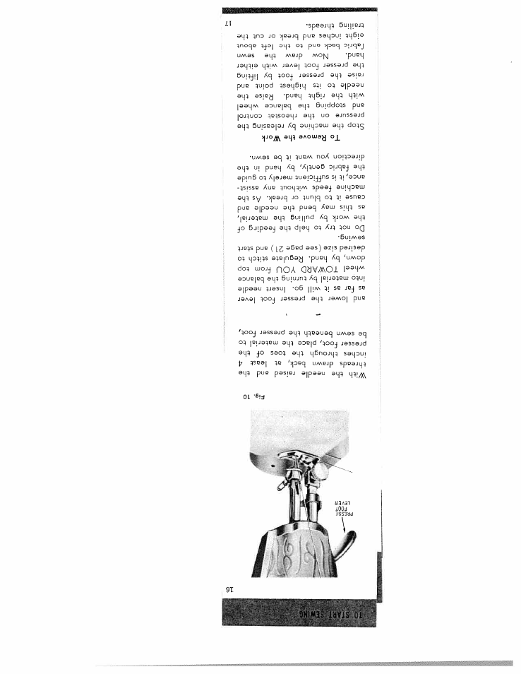 SINGER WHA-1 User Manual | Page 9 / 16