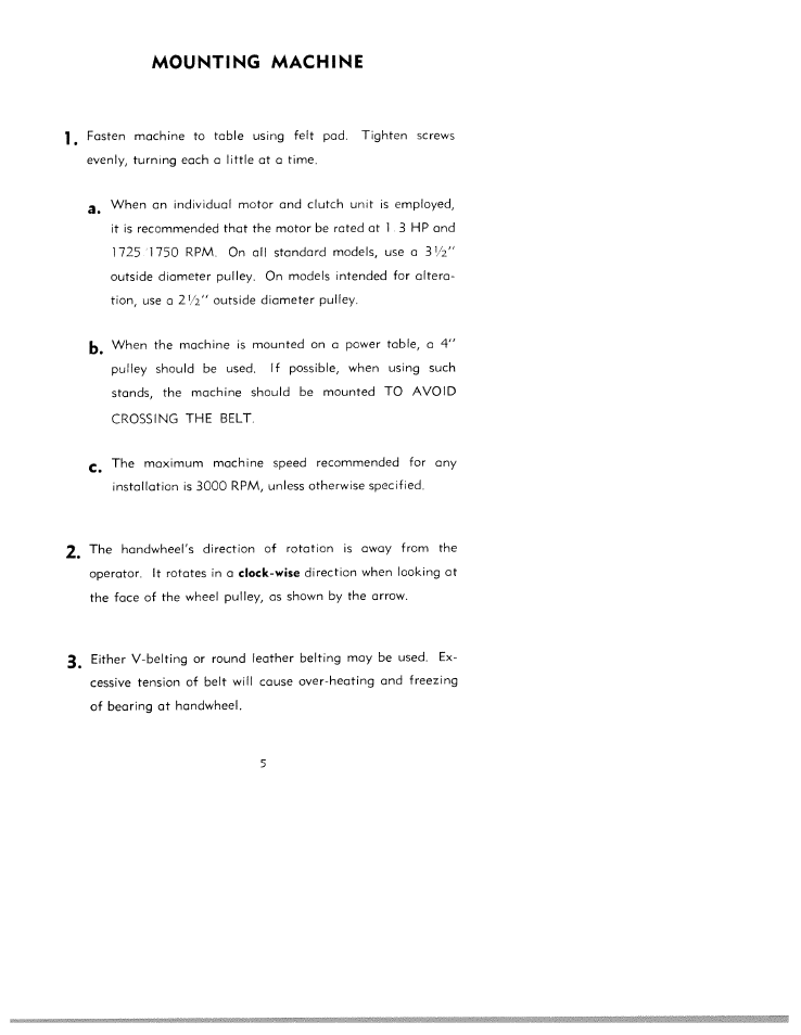 Mounting machine | SINGER WREX 101 User Manual | Page 5 / 11