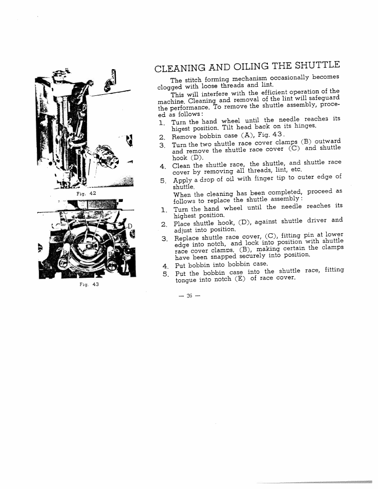 Cleaning and oiling the shuttle | SINGER WS1145 User Manual | Page 23 / 29