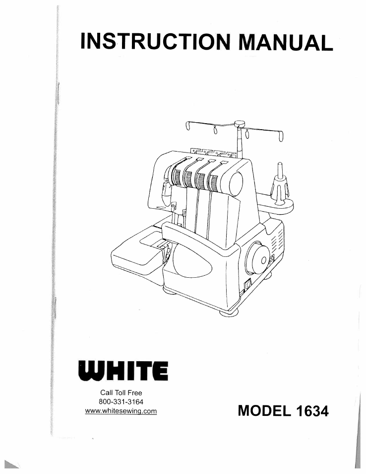 SINGER WSL1634 User Manual | 30 pages