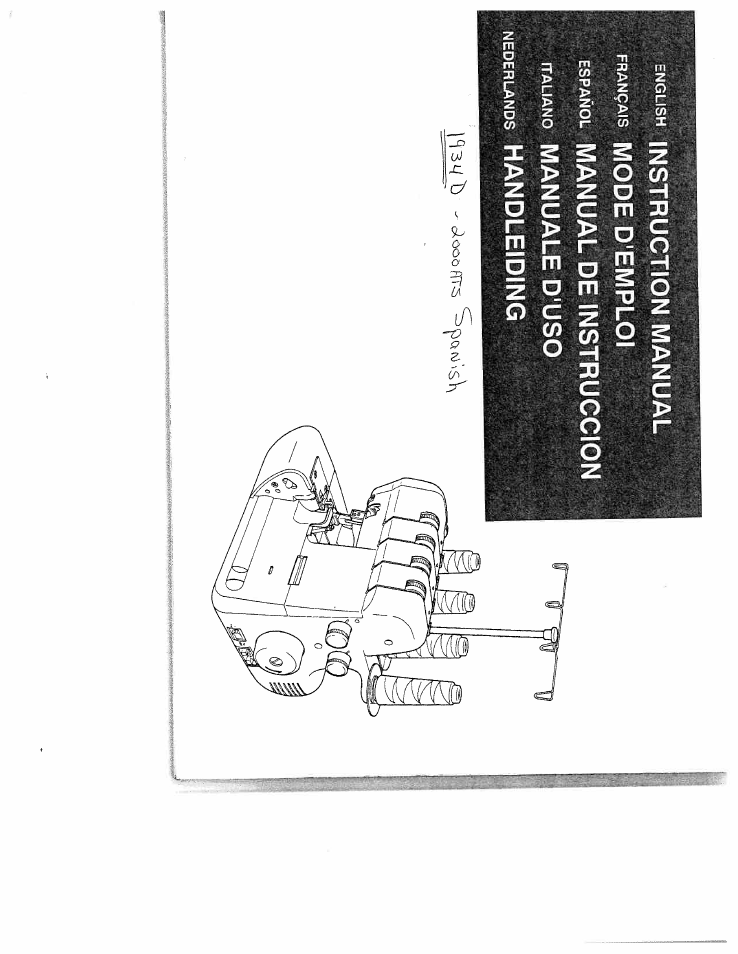 SINGER WSL2000 (Part 1) User Manual | 43 pages