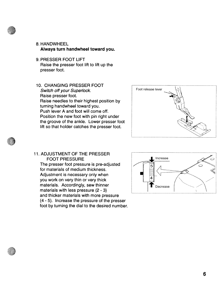 SINGER WSL2000 ATS (Part 1) User Manual | Page 8 / 34