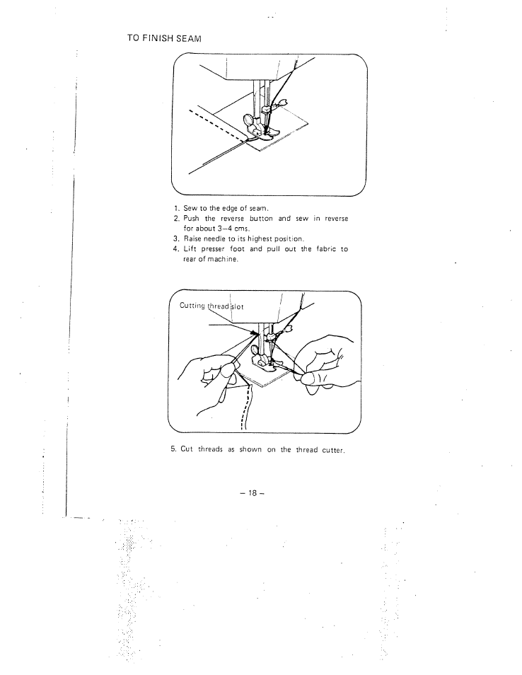 SINGER WX17 User Manual | Page 21 / 34