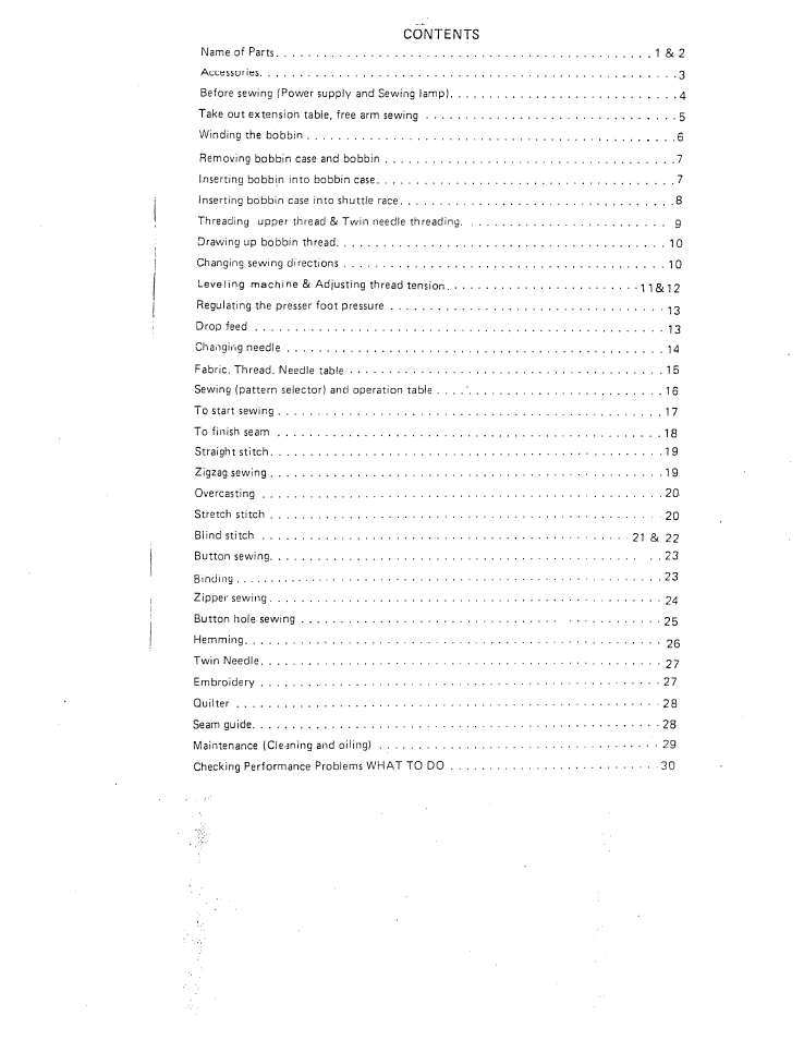 SINGER WX17 User Manual | Page 3 / 34