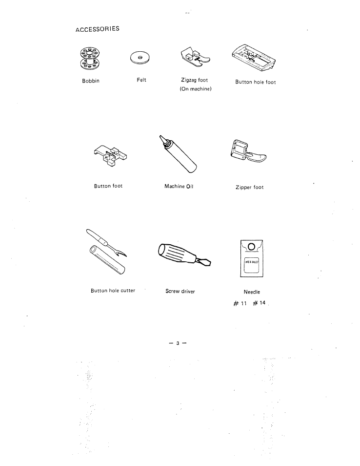 SINGER WX17 User Manual | Page 6 / 34