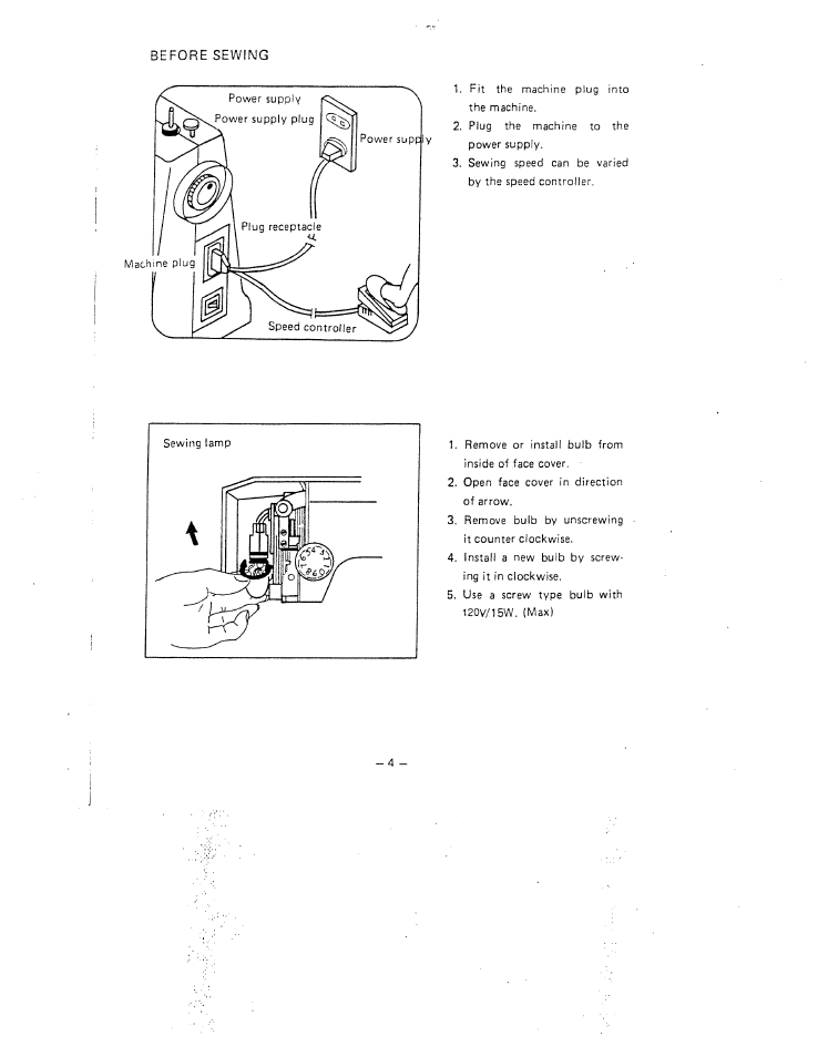 SINGER WX17 User Manual | Page 7 / 34