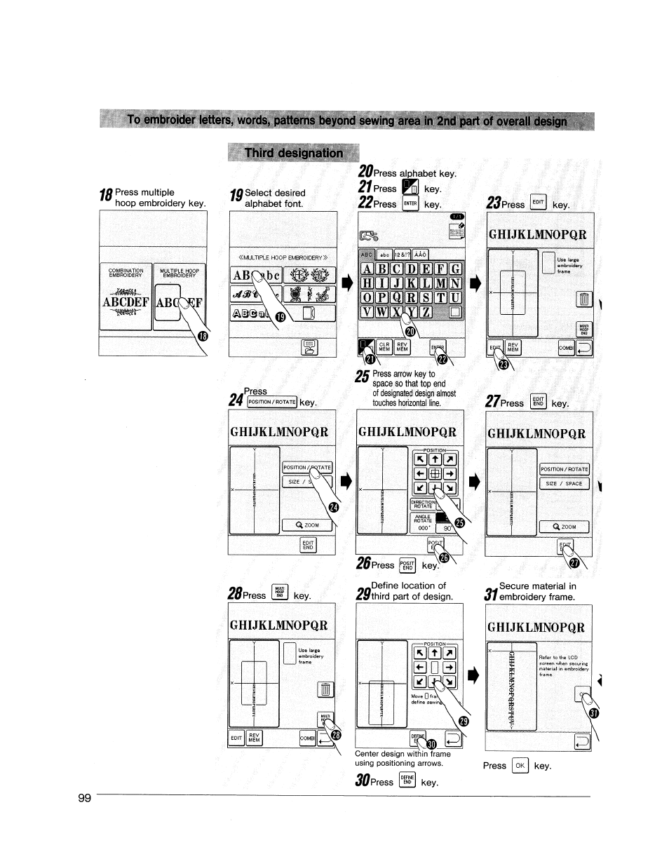 20press | SINGER XL1000 Quantum User Manual | Page 100 / 118