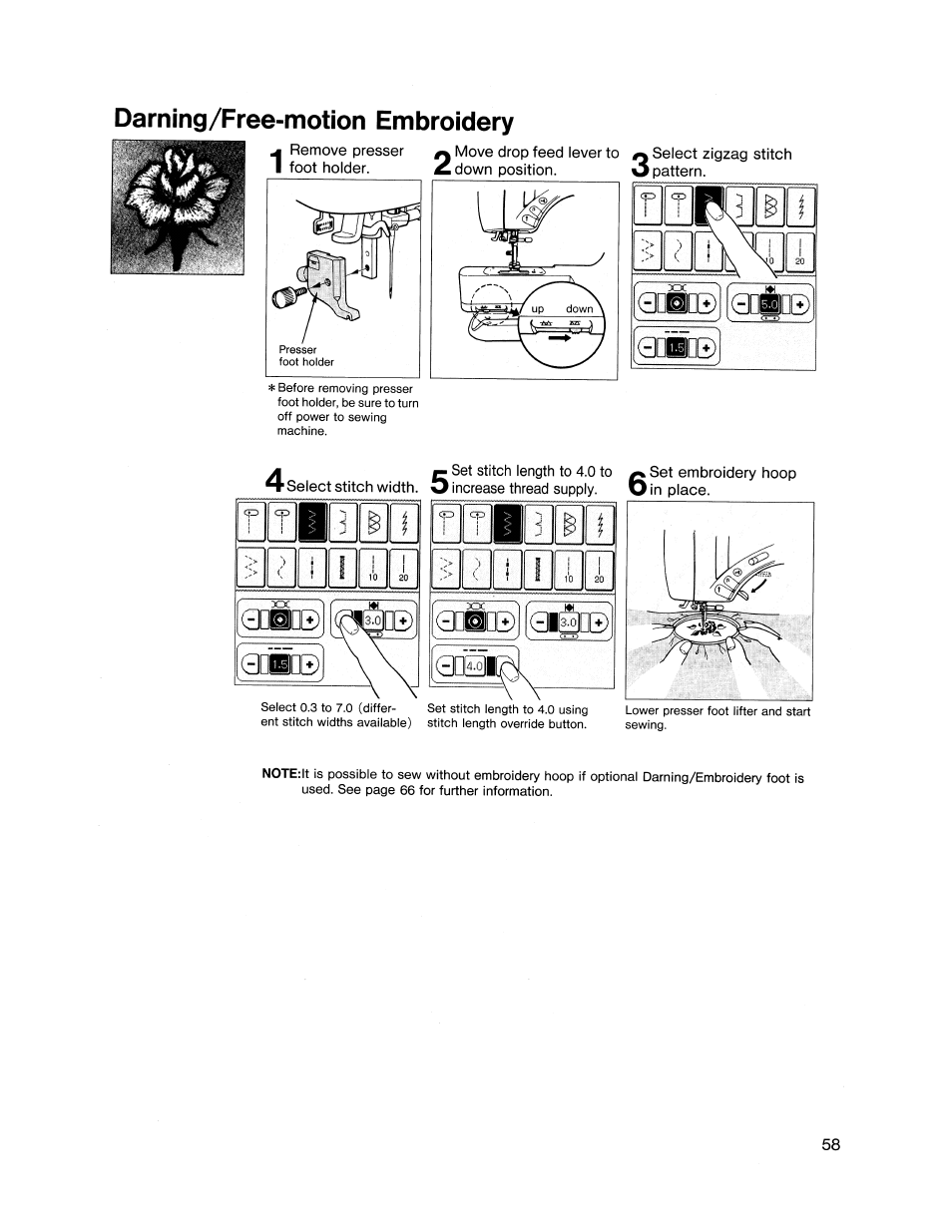 Eime) (etleb, Darning/free-motion embroidery, Rwtp) | SINGER XL1000 Quantum User Manual | Page 59 / 118