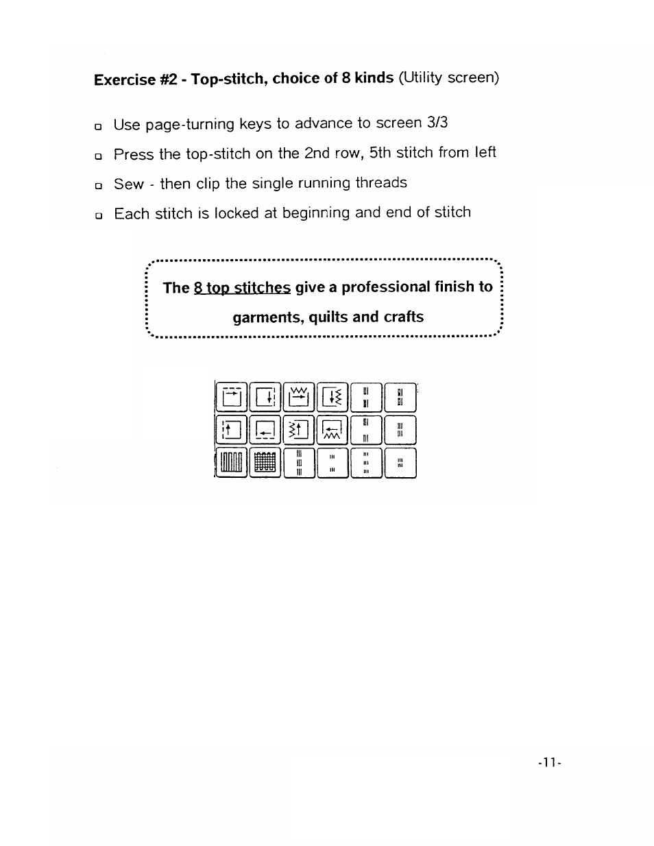 SINGER XL1000-WORKBOOK Quantum User Manual | Page 14 / 68