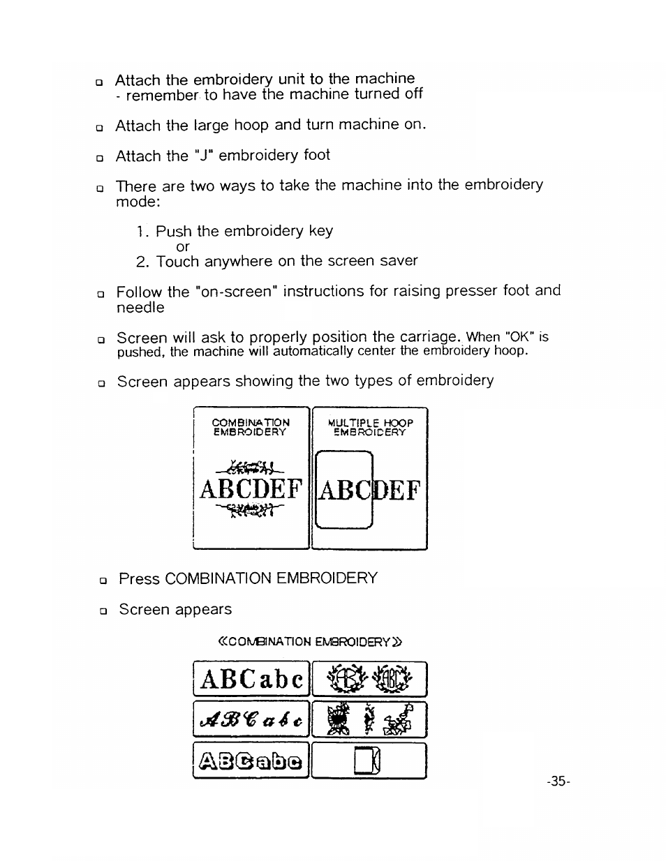 Abcdef, Abcabc | SINGER XL1000-WORKBOOK Quantum User Manual | Page 38 / 68