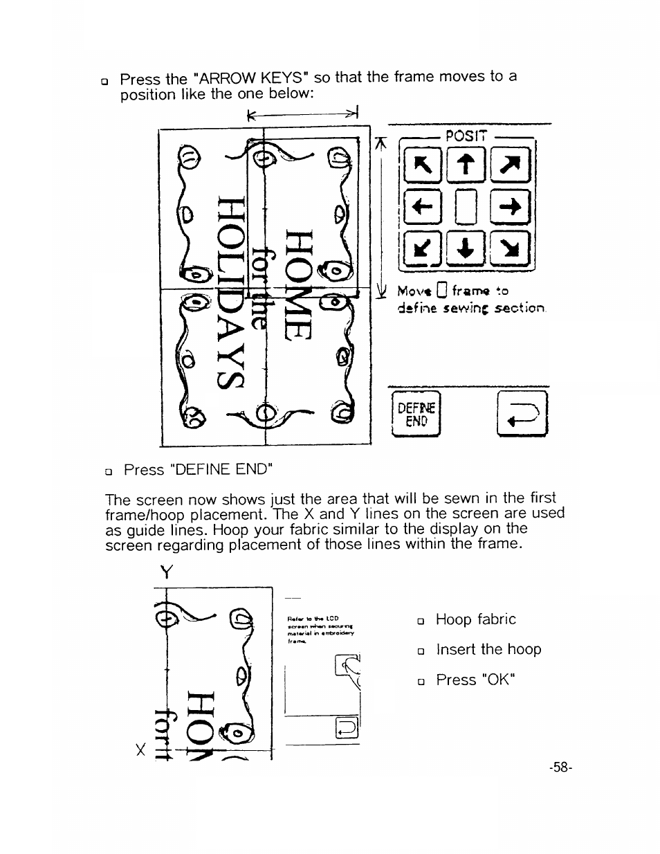 Posi, 0 d a | SINGER XL1000-WORKBOOK Quantum User Manual | Page 61 / 68