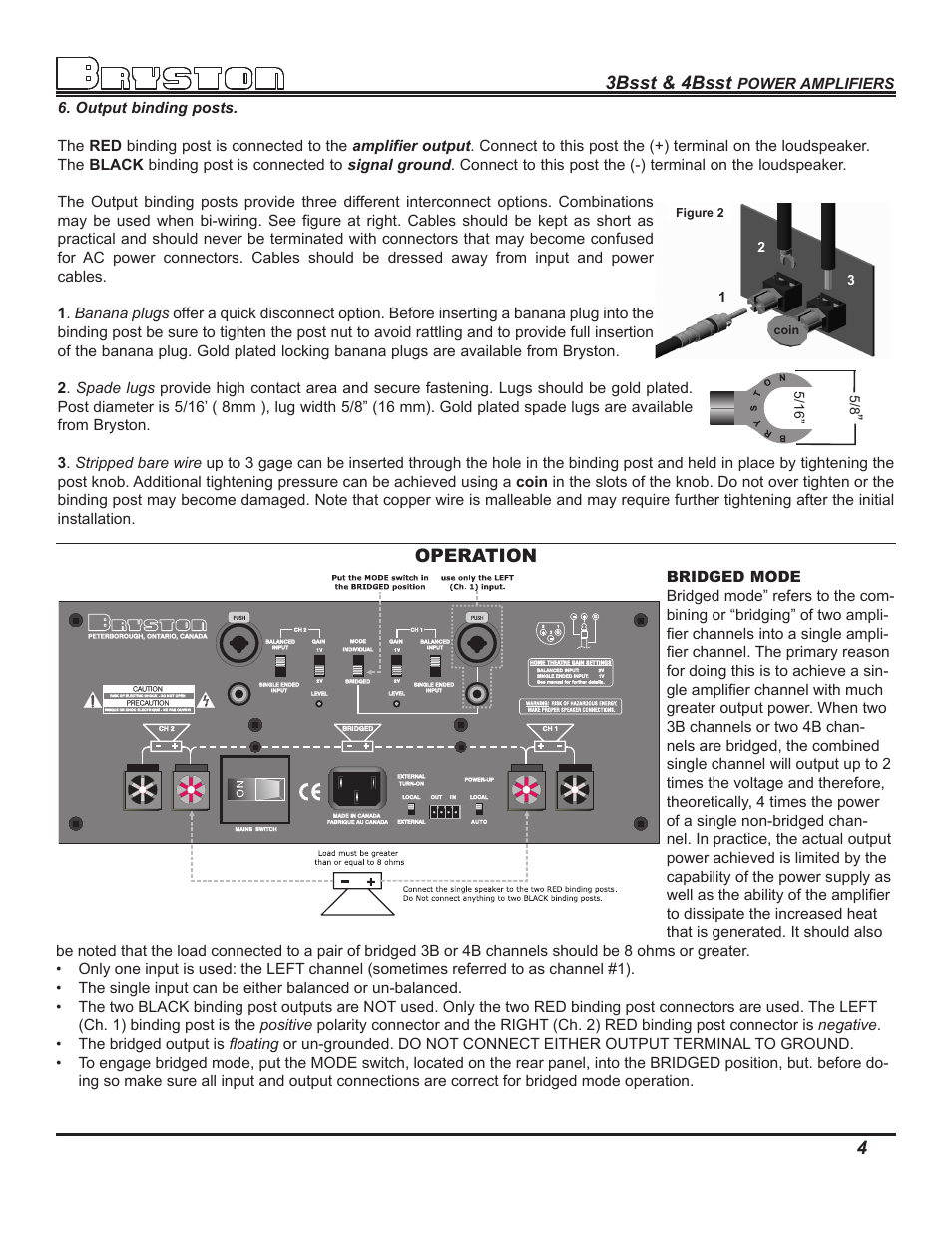 Bryston 4BSST User Manual | Page 5 / 8