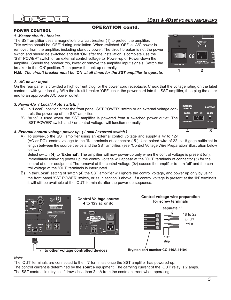 Bryston 4BSST User Manual | Page 6 / 8