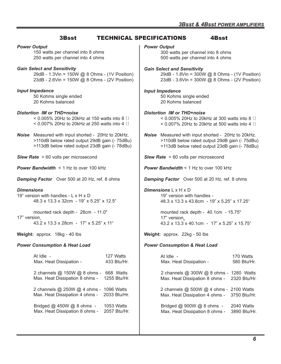 Bryston 4BSST User Manual | Page 7 / 8