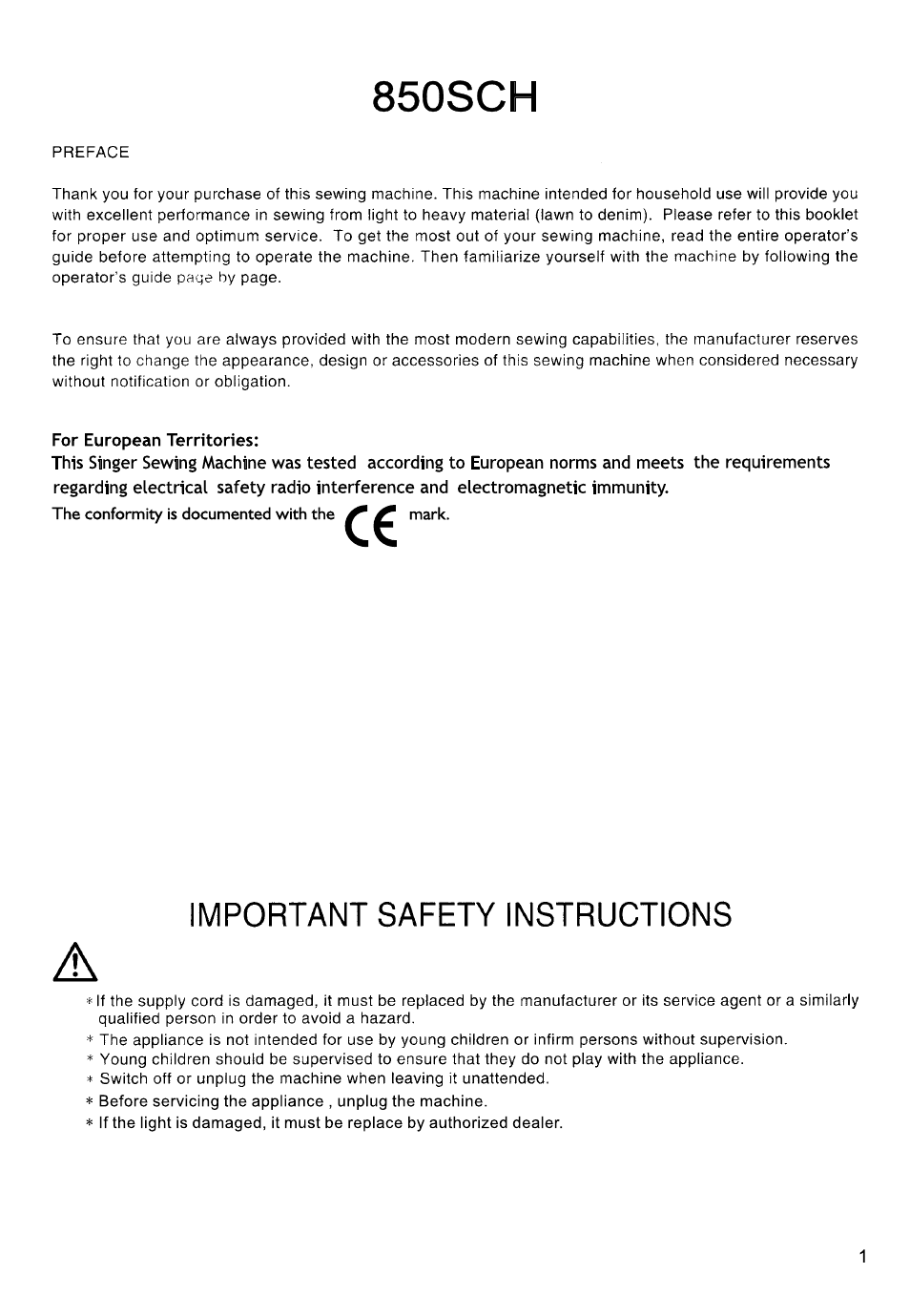 SINGER 850SCH SCHOLASTIC COMBO User Manual | Page 73 / 230