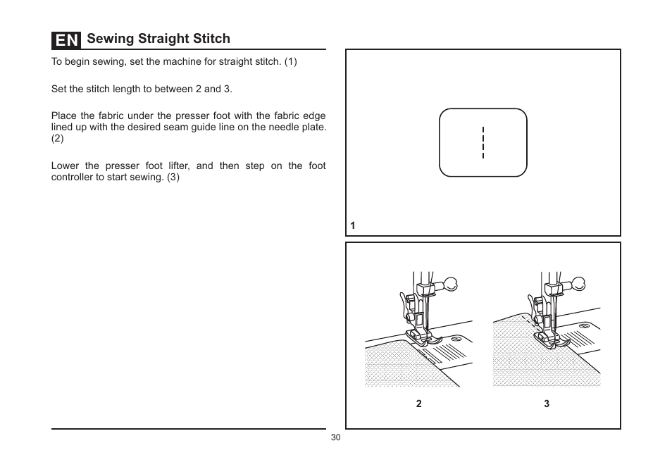 Sewing straight stitch | SINGER 4432 HEAVY DUTY Instruction Manual User Manual | Page 37 / 66
